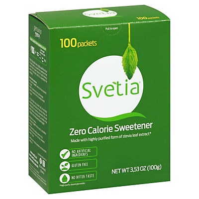 slide 1 of 1, Svetia Zero Cal Sweetener, 3.5 oz