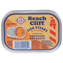 Beach Cliff Louisiana Hot Sauce Fish Steaks 3.75 oz