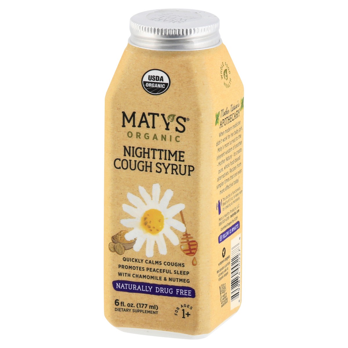 slide 2 of 9, Maty's Organic Nighttime Cough Syrup 6 oz, 6 oz