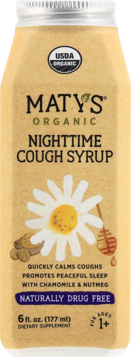 slide 1 of 9, Maty's Organic Nighttime Cough Syrup 6 oz, 6 oz