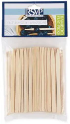 RSVP International 3.5 Inch Bamboo Flat Picks