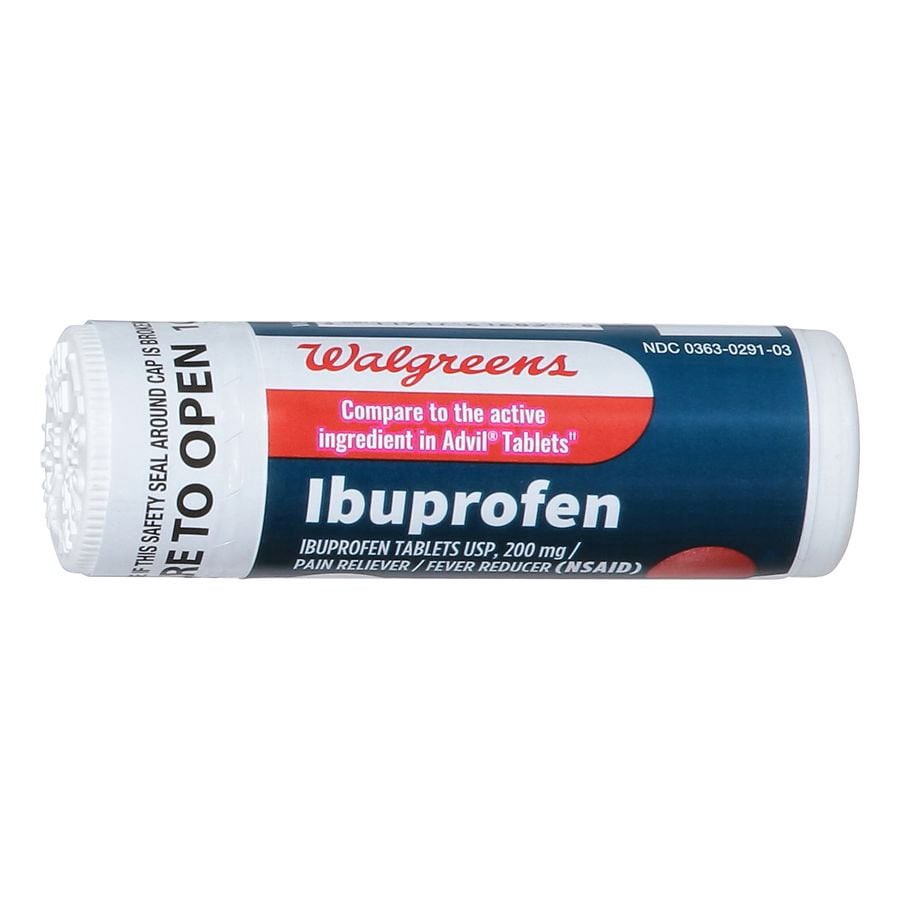 slide 1 of 5, Walgreens Ibuprofen 200 mg Tablets, 24 ct