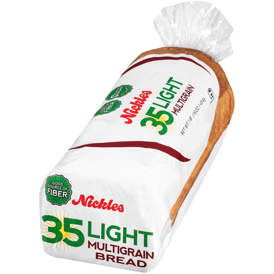 slide 3 of 8, Nickles Bakery Light Multigrain Bread, 16 oz