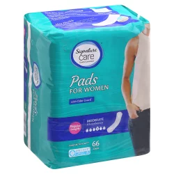 Signature Care S Care Pads Moderate Absorbent Reg Lenth