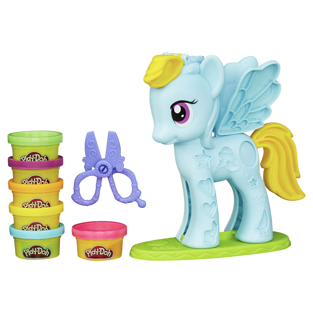 slide 5 of 8, Play-Doh My Little Pony Rainbow Dash Style Salon Playset, 1 ct