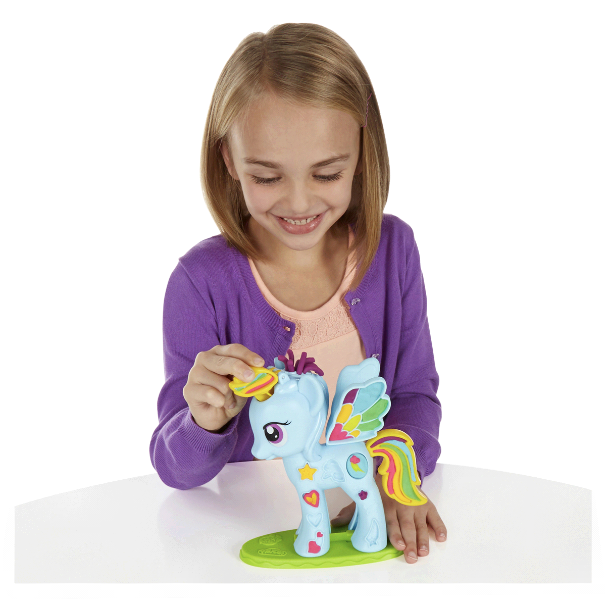 slide 6 of 8, Play-Doh My Little Pony Rainbow Dash Style Salon Playset, 1 ct