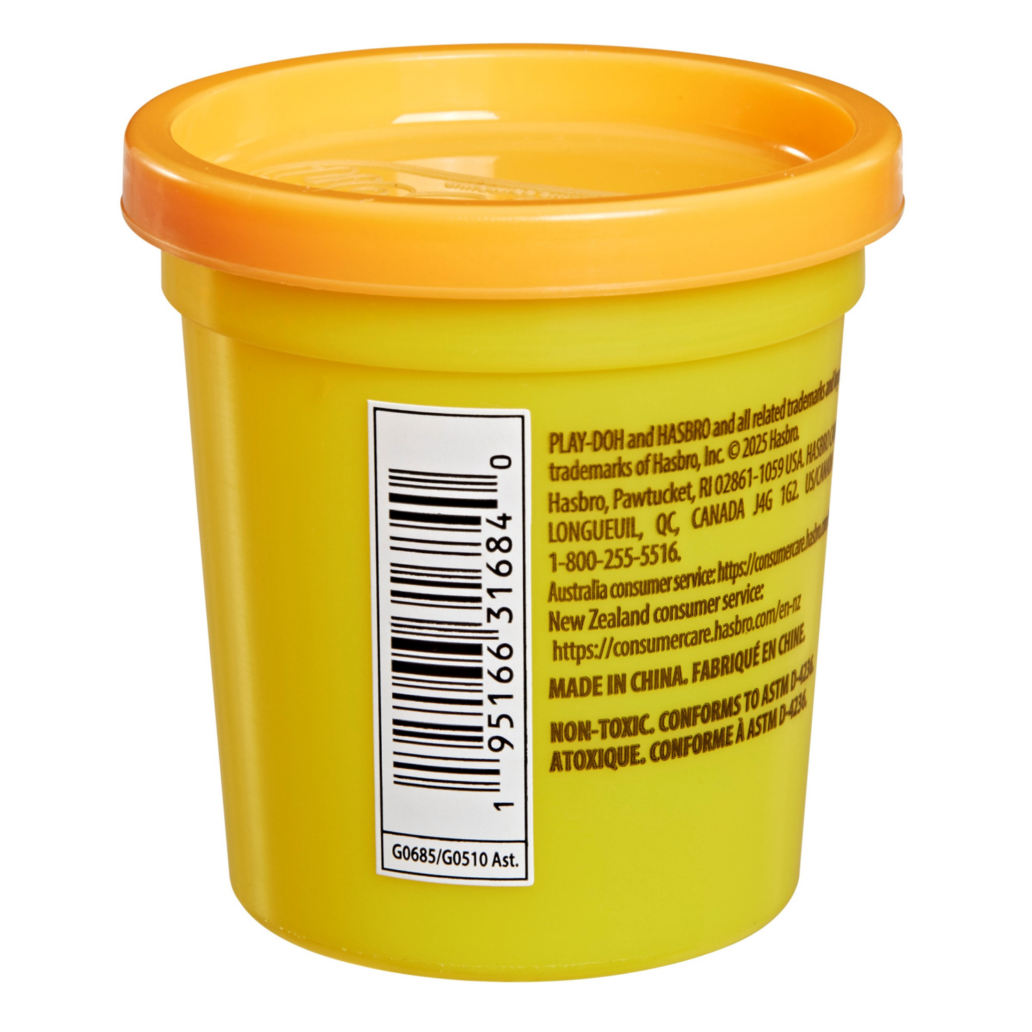 slide 2 of 2, Play-Doh Neon Orange, 1 ct