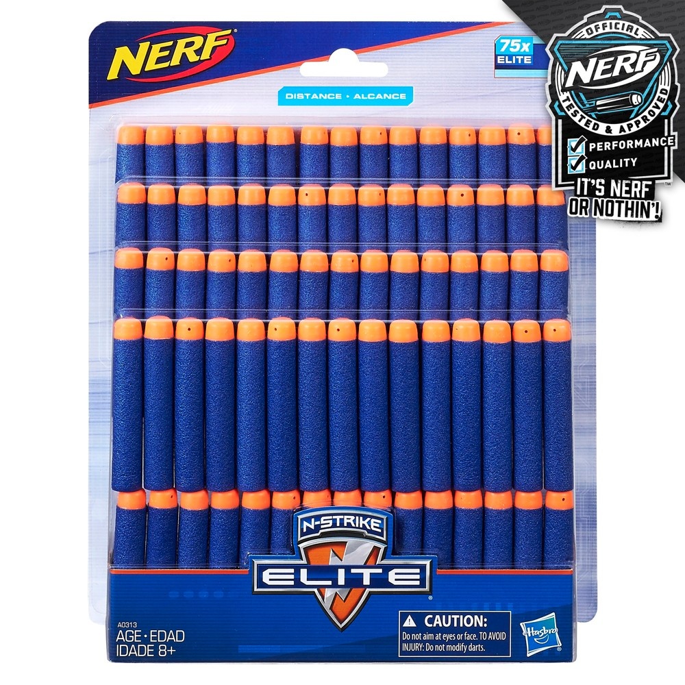 slide 2 of 4, Nerf N-Strike Elite Refill Pack, 75 ct