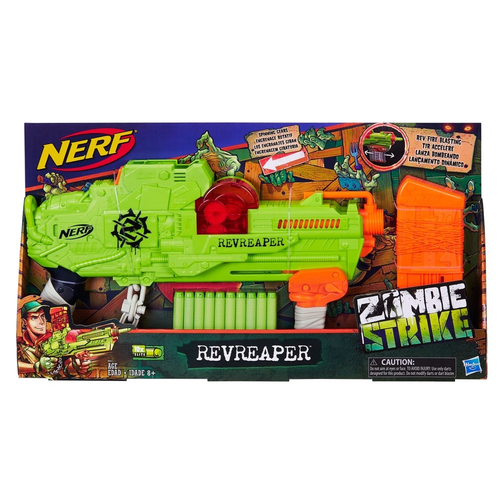 slide 10 of 12, Nerf Zombie Strike RevReaper, 1 ct