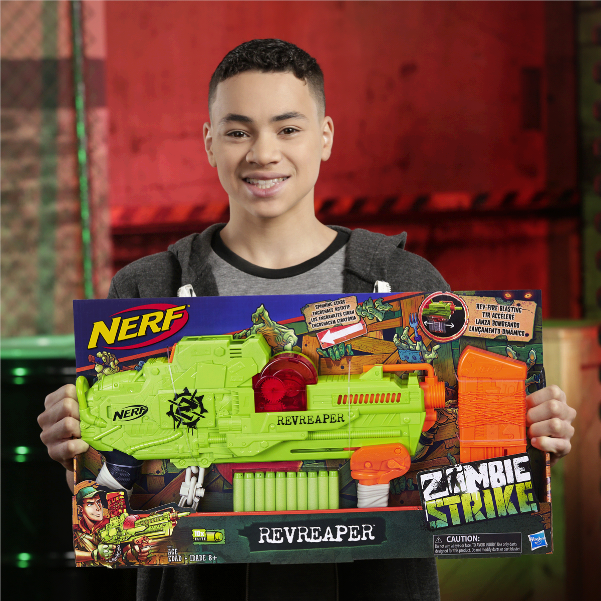 slide 2 of 12, Nerf Zombie Strike RevReaper, 1 ct