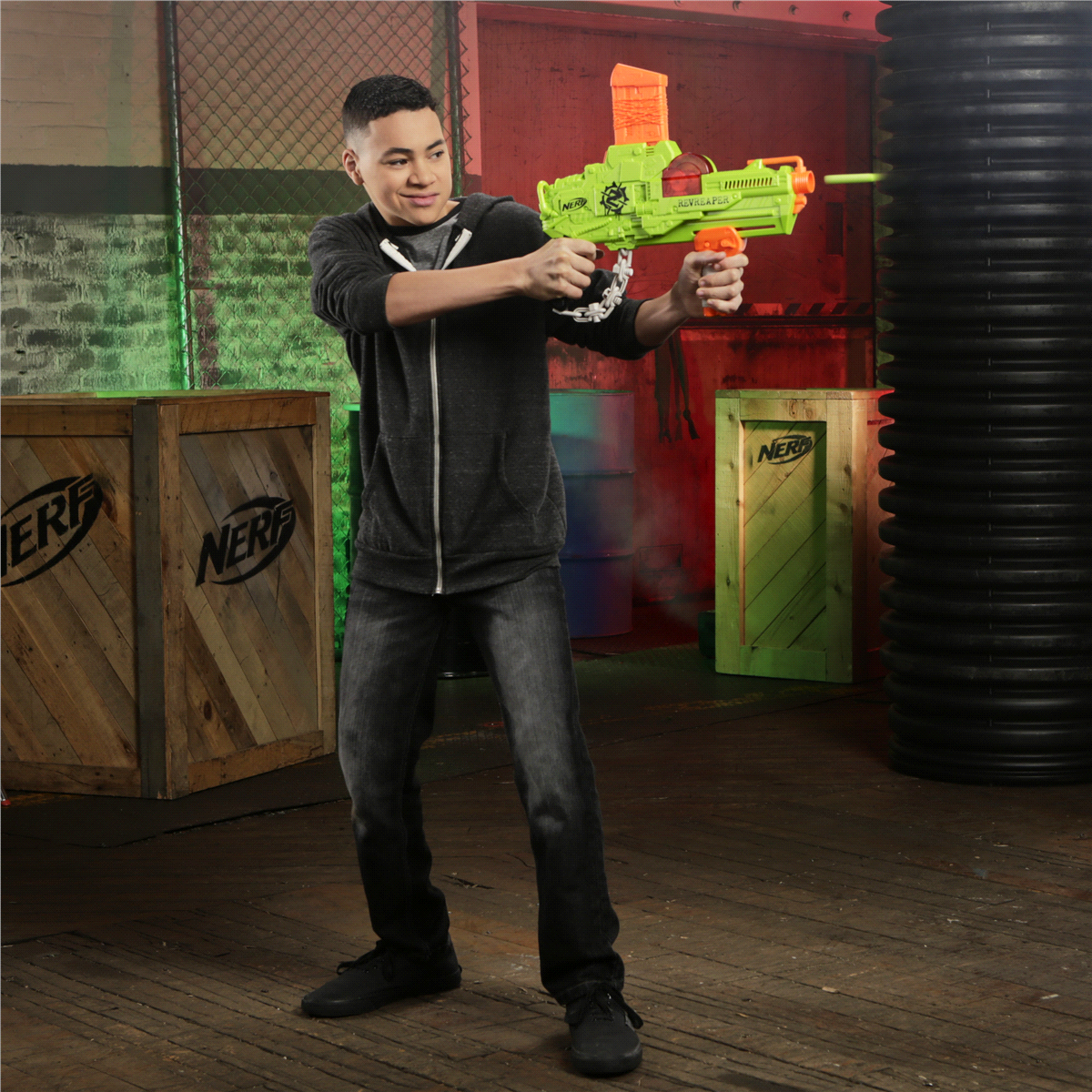 slide 6 of 12, Nerf Zombie Strike RevReaper, 1 ct