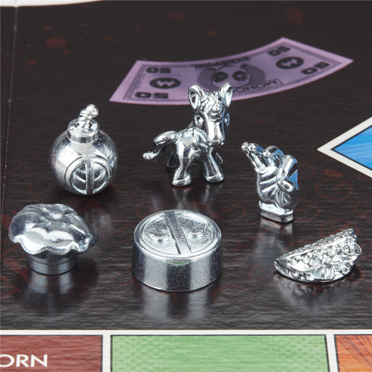 slide 4 of 7, Deadpool Monopoly Game, 1 ct