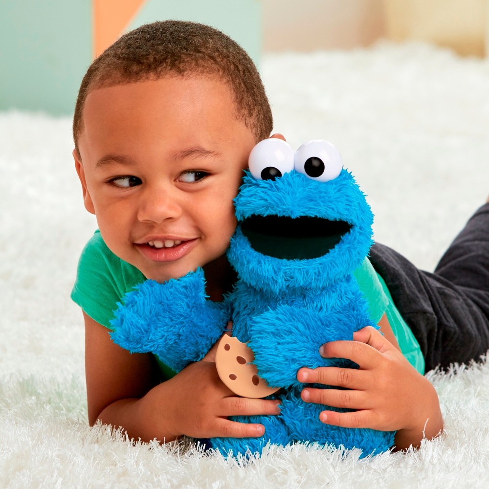 slide 2 of 8, Sesame Street Feed Me Cookie Monster Plush, 1 ct