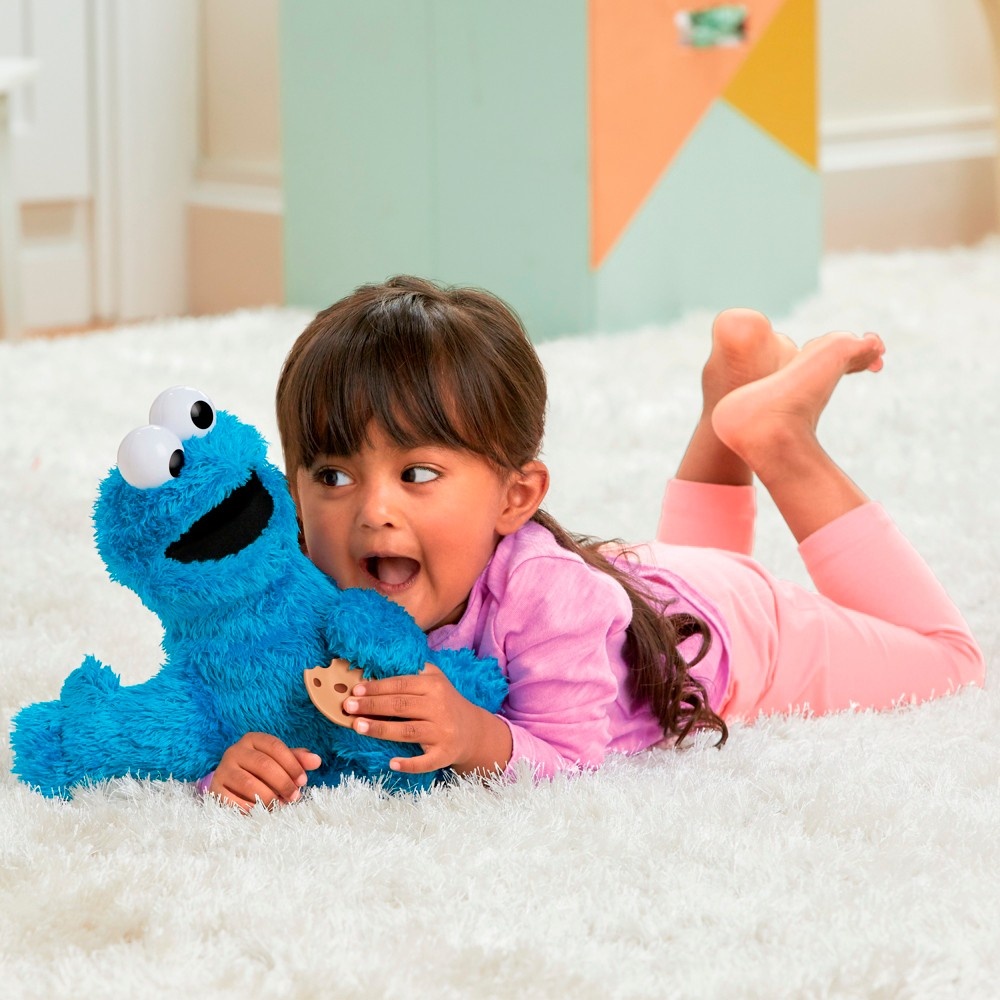 slide 4 of 8, Sesame Street Feed Me Cookie Monster Plush, 1 ct