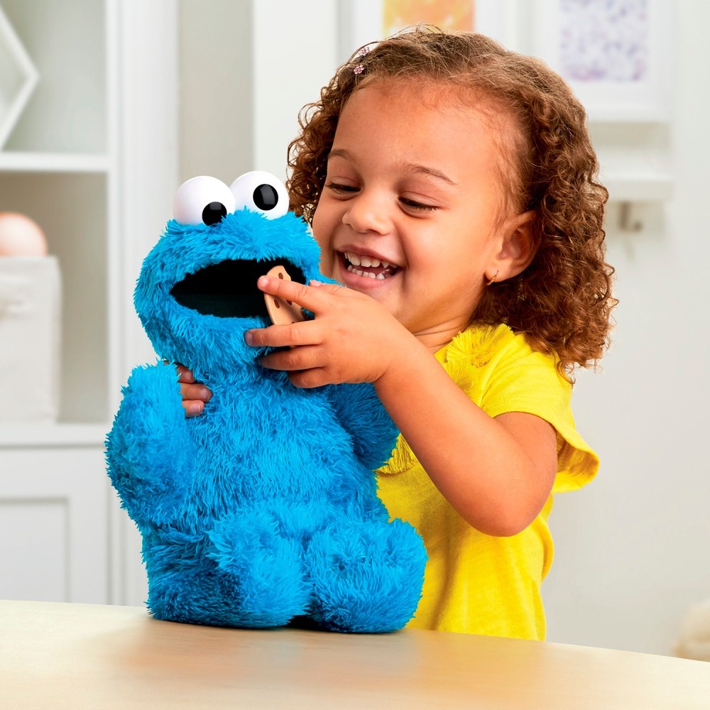 slide 6 of 8, Sesame Street Feed Me Cookie Monster Plush, 1 ct