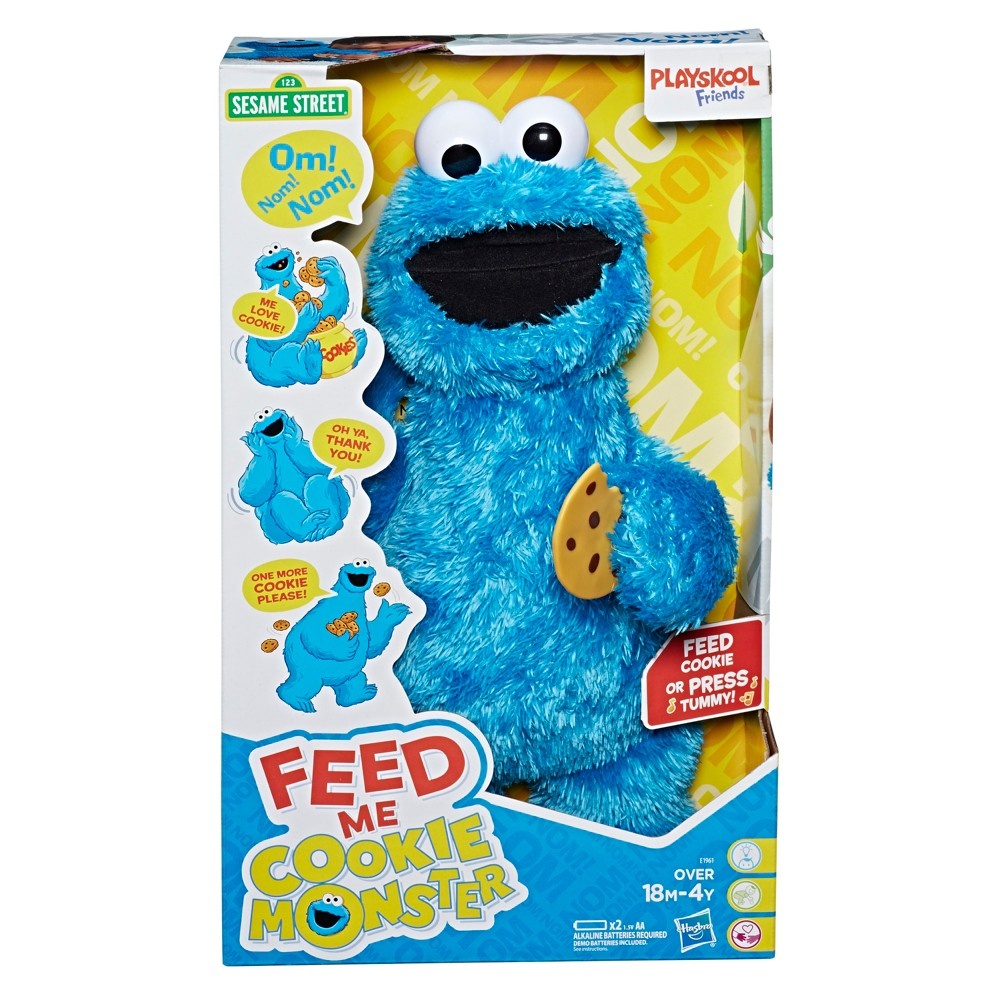 slide 7 of 8, Sesame Street Feed Me Cookie Monster Plush, 1 ct