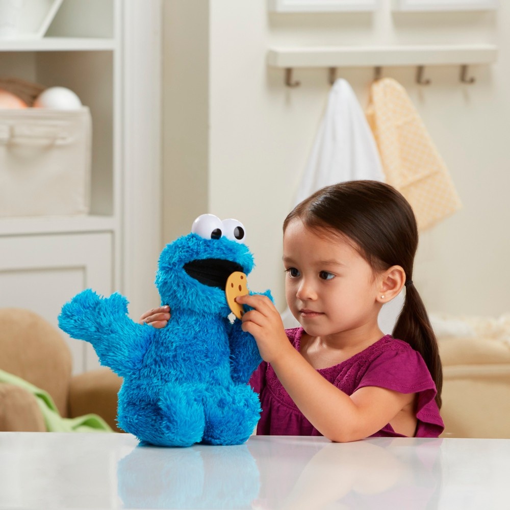 slide 8 of 8, Sesame Street Feed Me Cookie Monster Plush, 1 ct