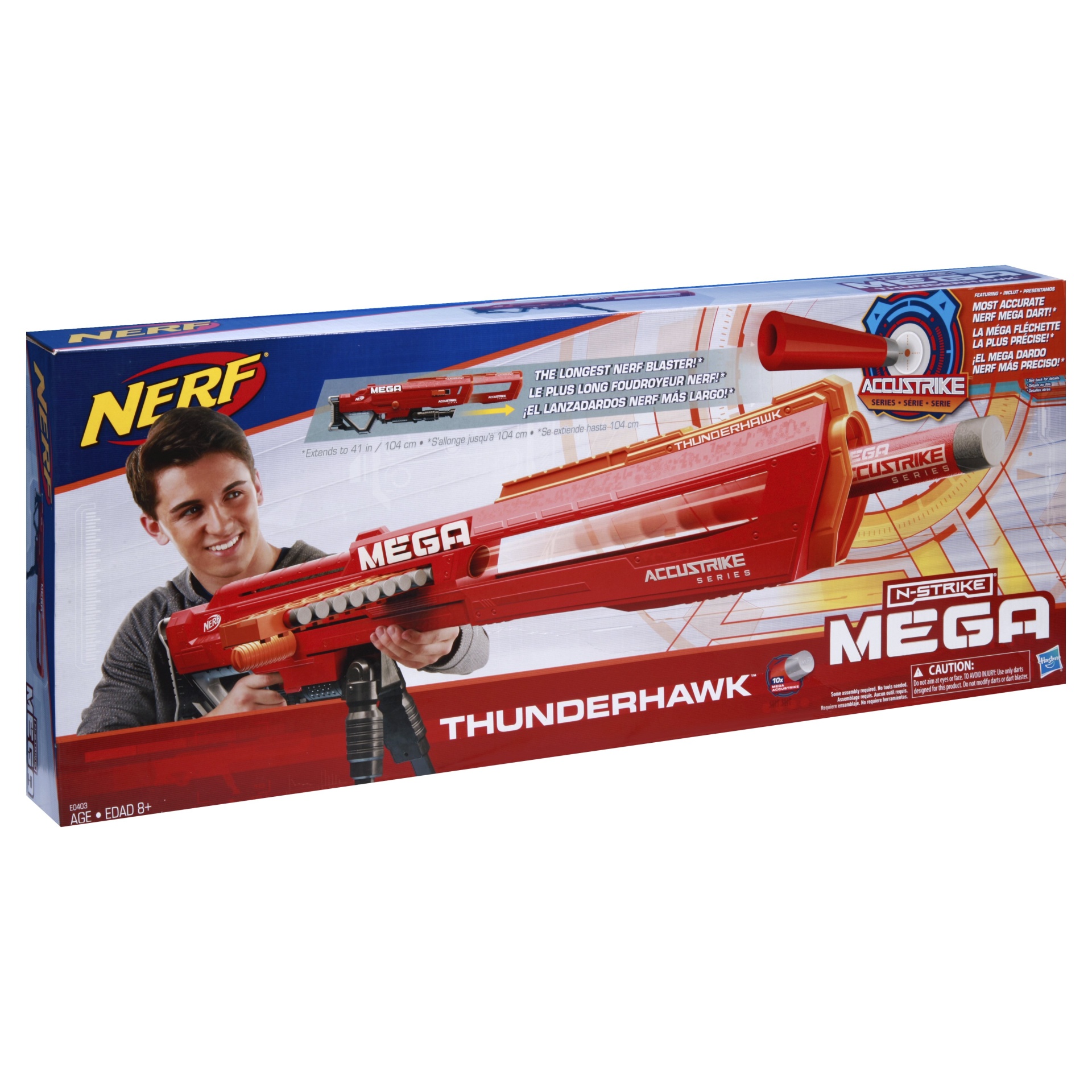 slide 1 of 15, Nerf Mega Thunderhawk Blaster, 1 ct