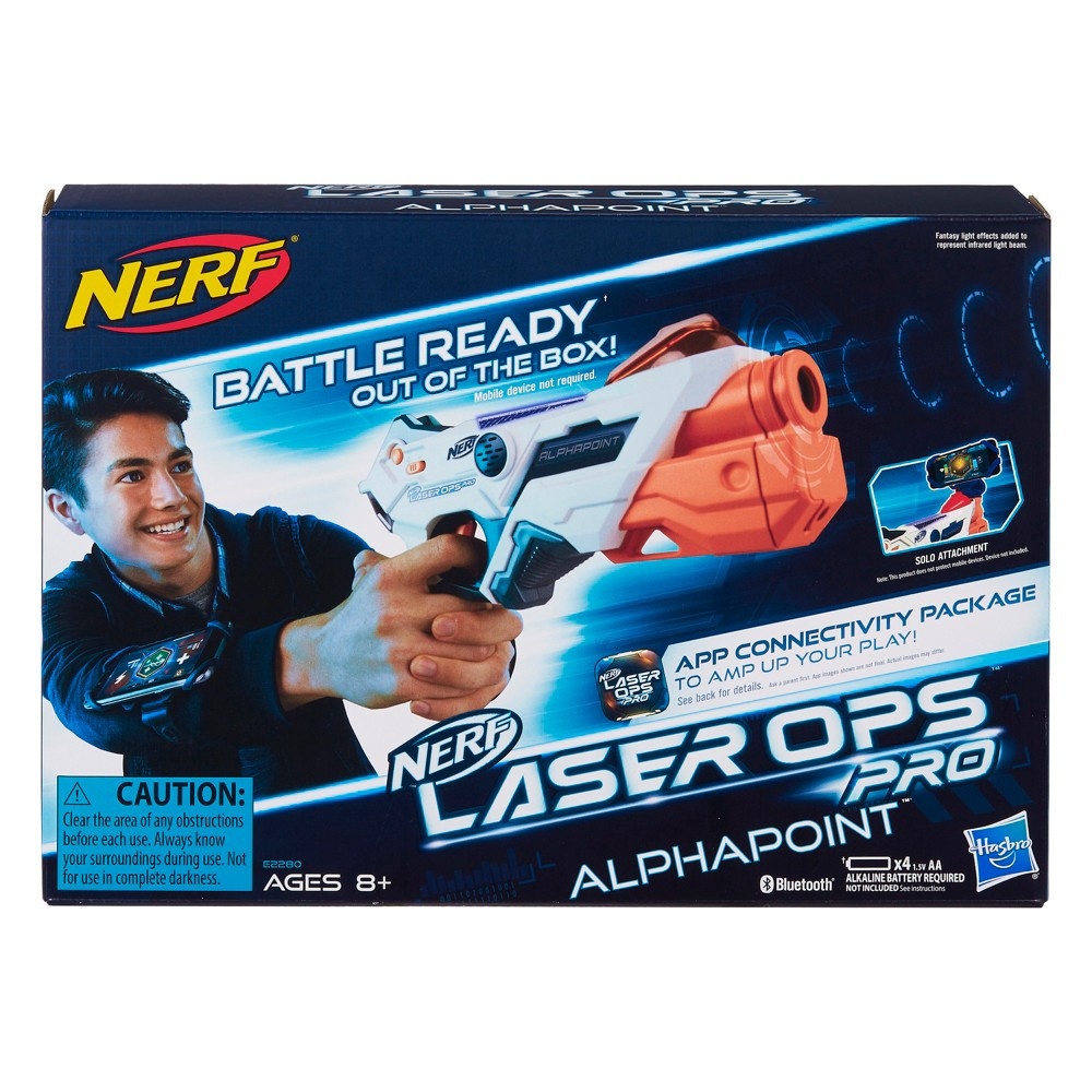 slide 2 of 5, Nerf Laser Ops Alphapoint One Player Laser Tag Gaming Set, 1 ct