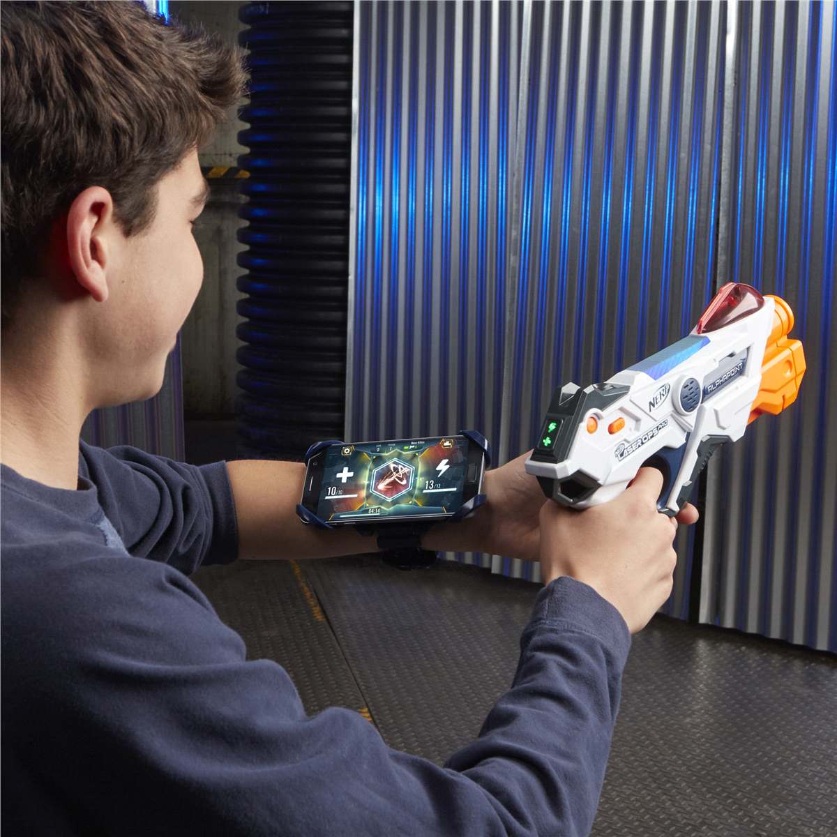 slide 4 of 5, Nerf Laser Ops Alphapoint One Player Laser Tag Gaming Set, 1 ct
