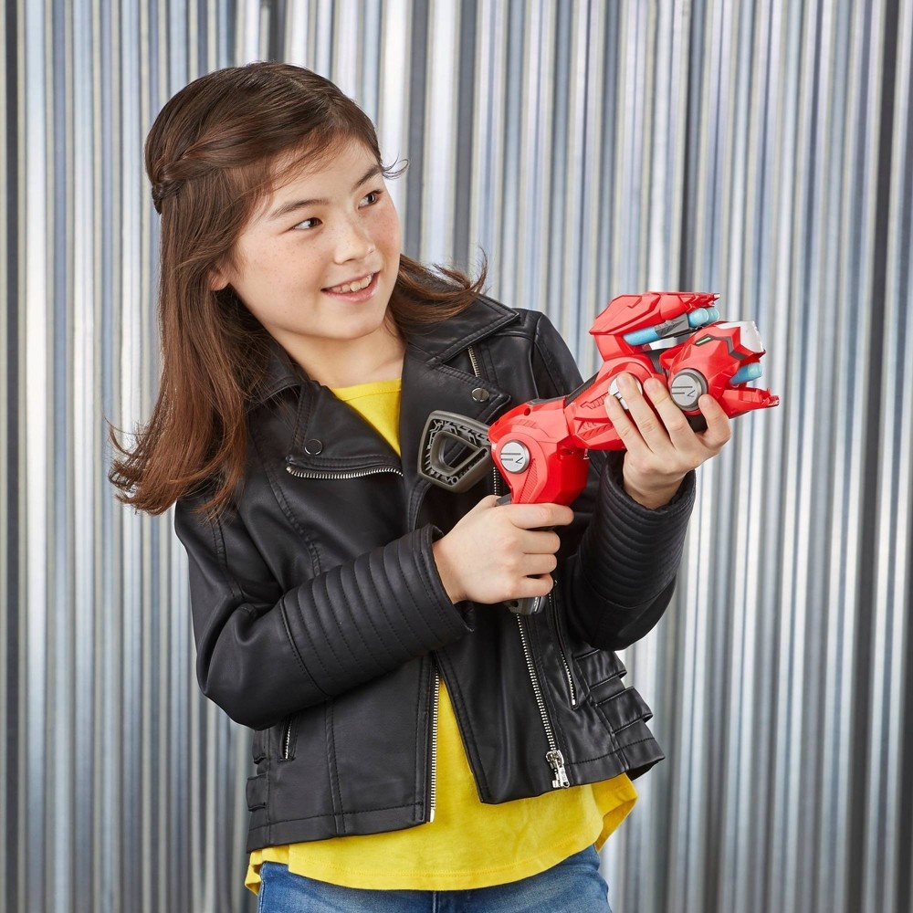 slide 8 of 16, Power Rangers Beast Morphers Cheetah Beast Blaster Red Ranger Roleplay Toy, Includes 3 Nerf Darts, 1 ct