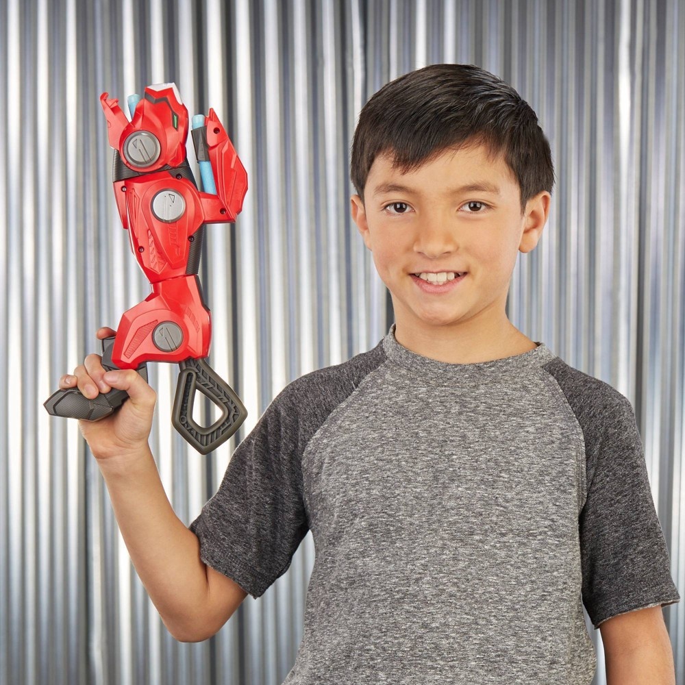 slide 9 of 16, Power Rangers Beast Morphers Cheetah Beast Blaster Red Ranger Roleplay Toy, Includes 3 Nerf Darts, 1 ct