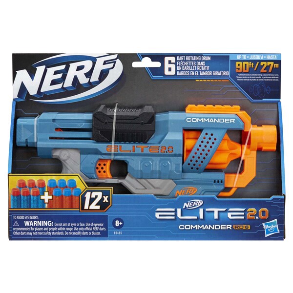 slide 4 of 5, Nerf Has Nef Elite Comndr Dart Gun - EA, 1 ct