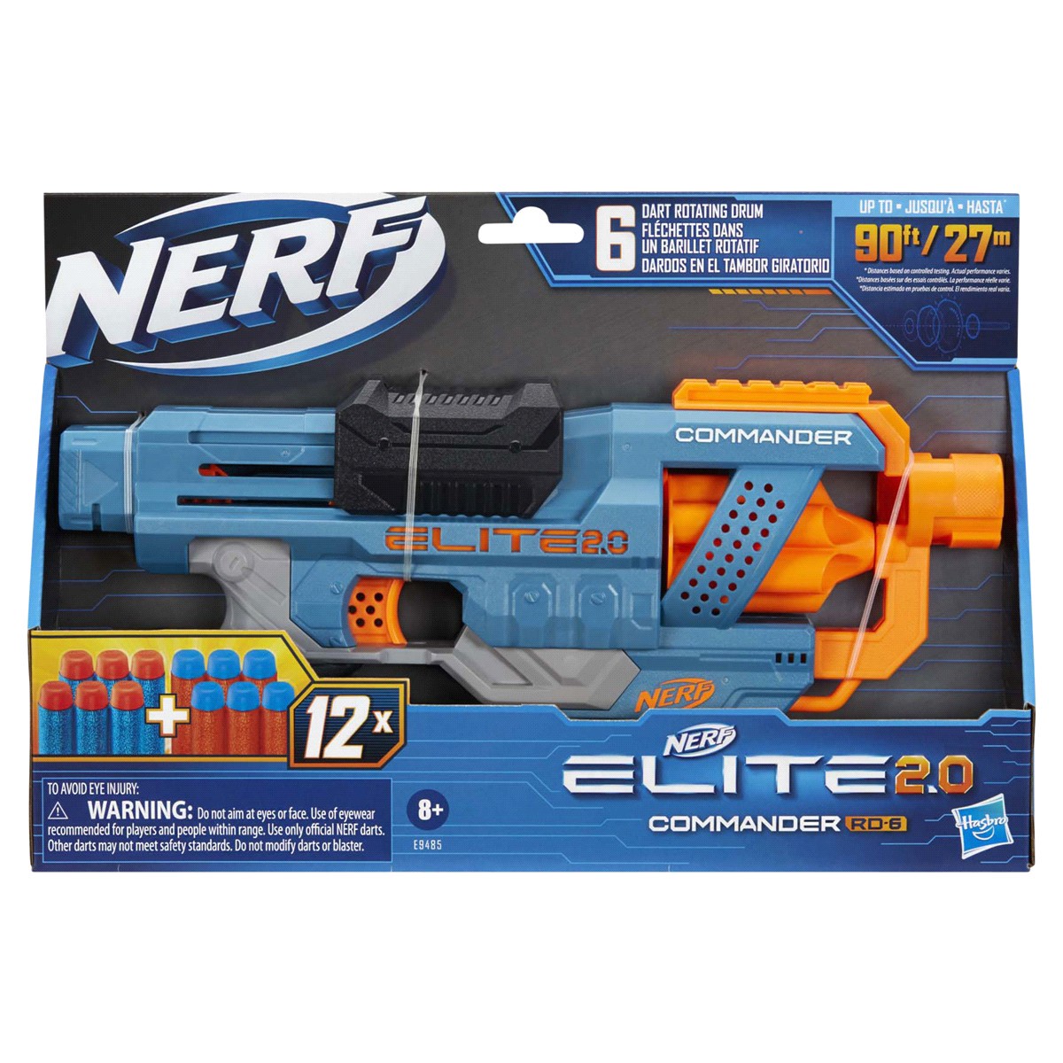slide 5 of 5, Nerf Has Nef Elite Comndr Dart Gun - EA, 1 ct