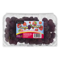 Flavor Grown Grape Crunch Candy Snaps Seedless Red Strawberry Flavor Table Grapes 1.0 lb