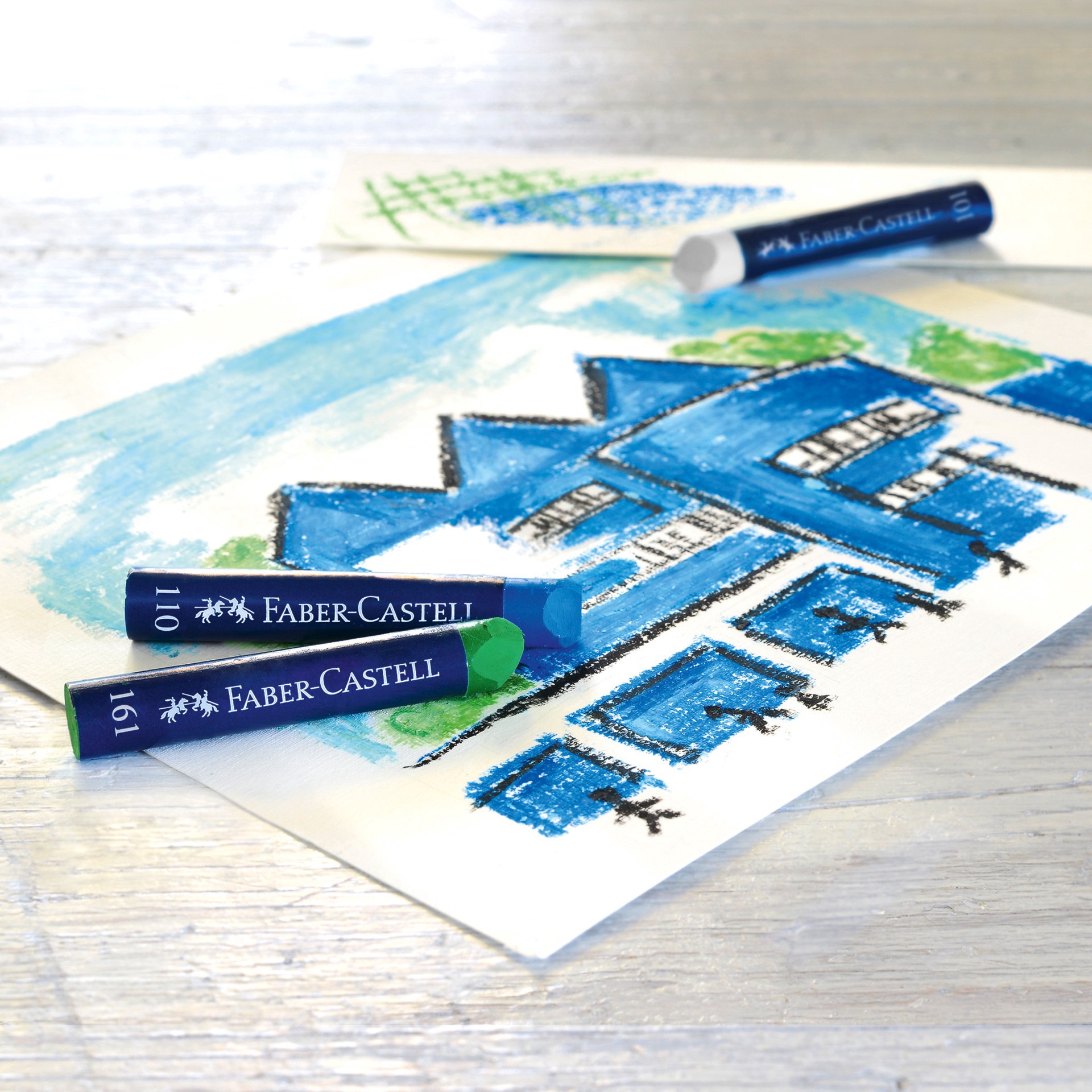 slide 2 of 7, Faber-Castell Faber Castell 12 Color Oil Pastel Set, 12 pastels