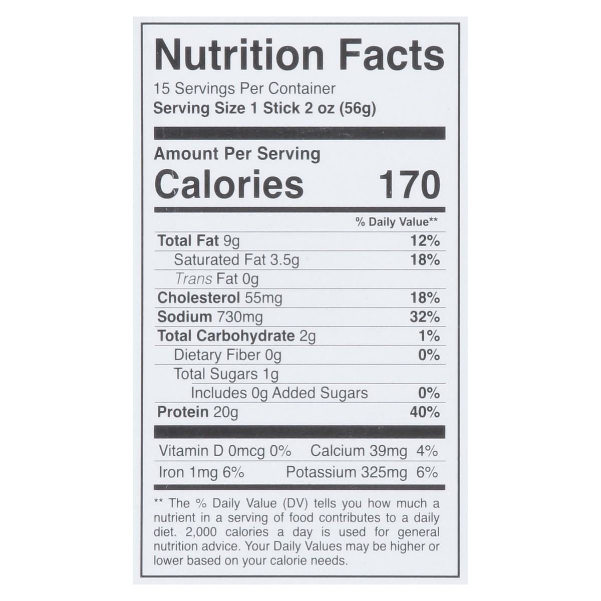 slide 8 of 15, 1st Phorm Original Smokehouse Protein Sticks 2 oz, 2 oz