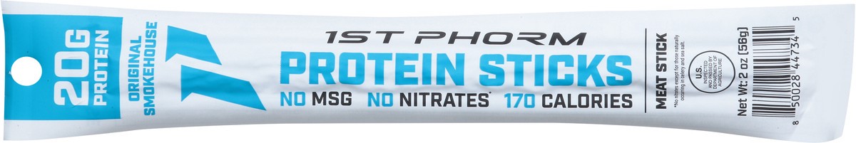 slide 2 of 15, 1st Phorm Original Smokehouse Protein Sticks 2 oz, 2 oz