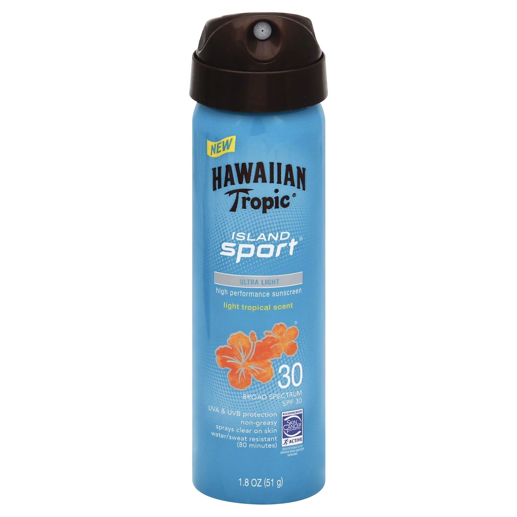 slide 1 of 1, Hawaiian Tropic Island Sport Sunscreen, 1.8 oz