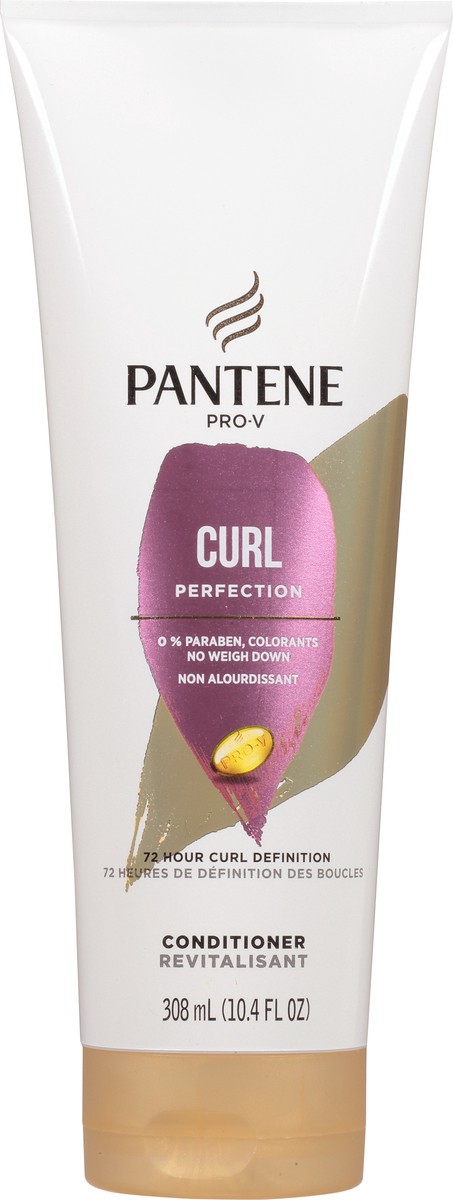 slide 8 of 9, PANTENE PRO-V Curl Perfection Conditioner, 10.4oz/308mL, 10.40 fl oz