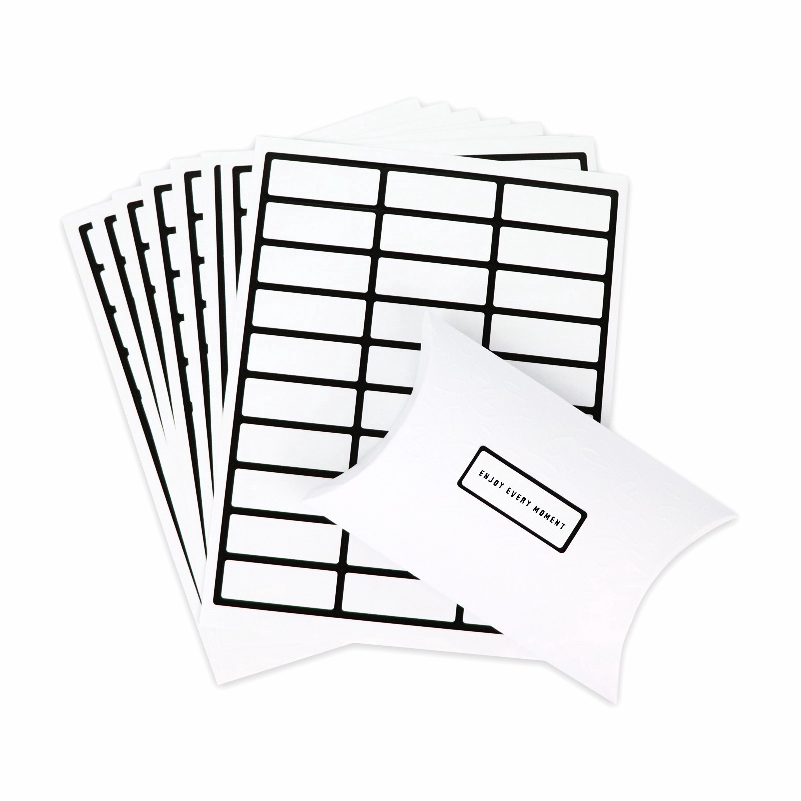 slide 2 of 4, Black Border Address Label Stickers By Recollections, 8.5 in x 11 in