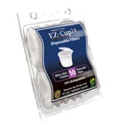 Perfect Pod EZ-Cup 2.0 Disposable Paper Filters with Patented Lid- 50 ct