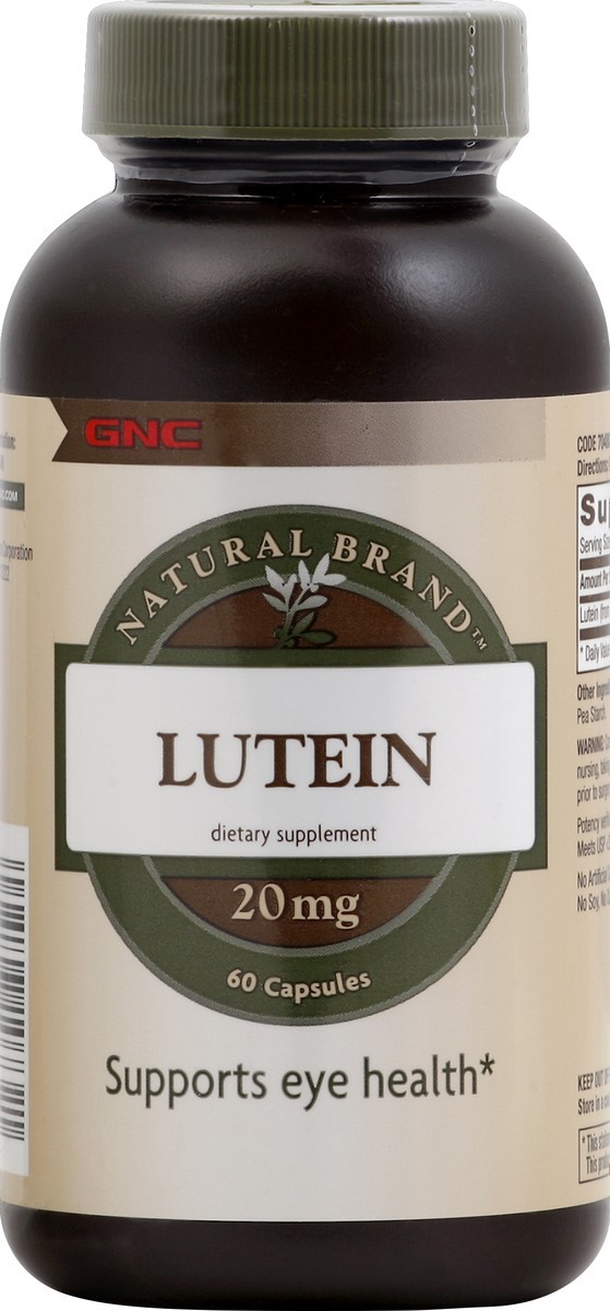 slide 5 of 6, GNC Lutein 60 ea, 60 ct