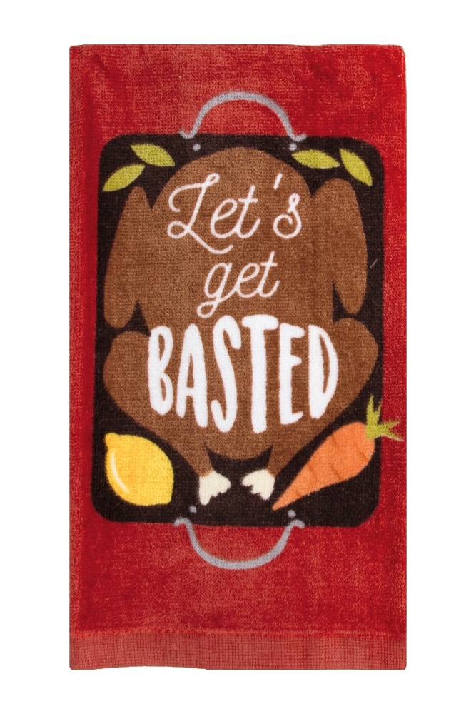 slide 1 of 1, Ritz Lets Get Basted Fiber Reactive Kitchen Towel, 1 ct