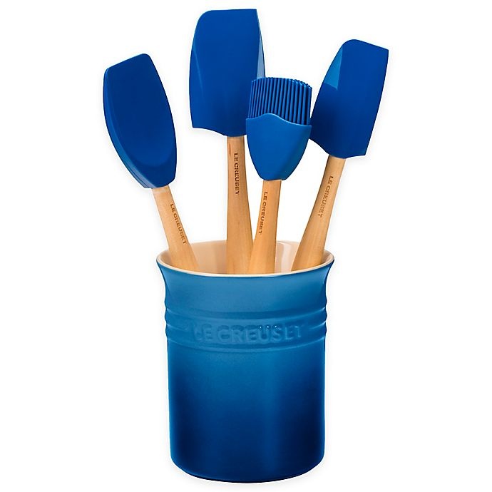 slide 1 of 1, Le Creuset Craft Series Silicone Utensil Set - Marseille, 5 ct