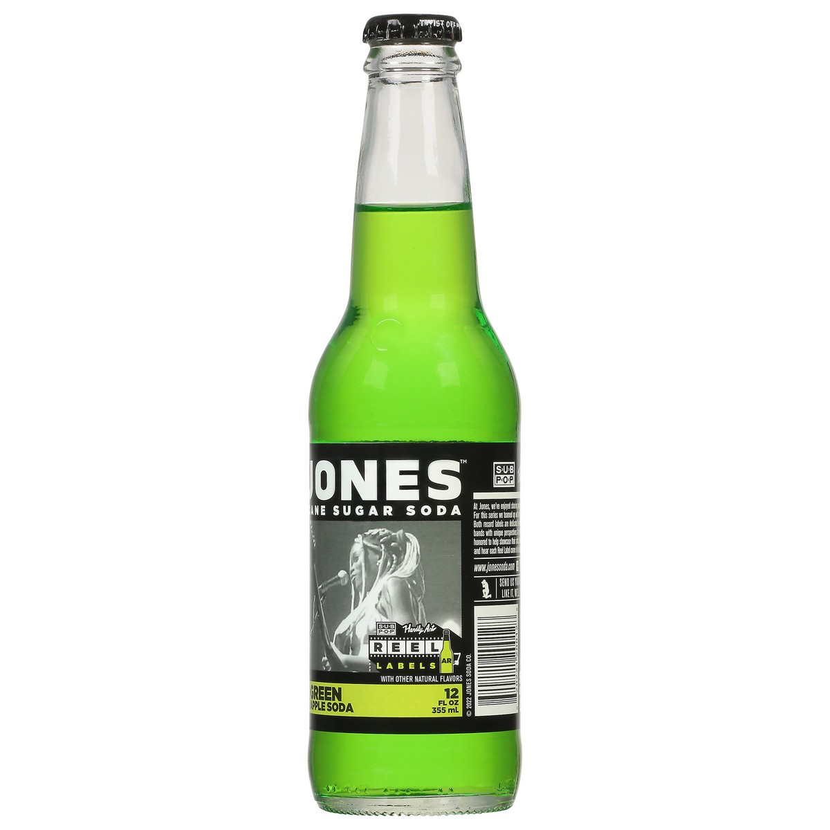 slide 4 of 9, Jones Green Apple Soda - 12 fl oz, 12 fl oz