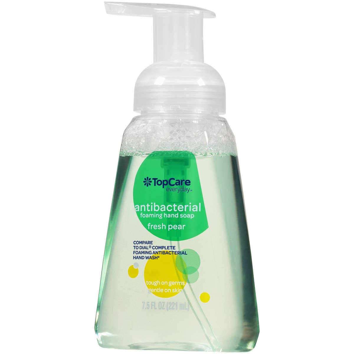 slide 3 of 8, TopCare Antibacterial Foaming Hand Soap, Fresh Pear, 7.5 oz