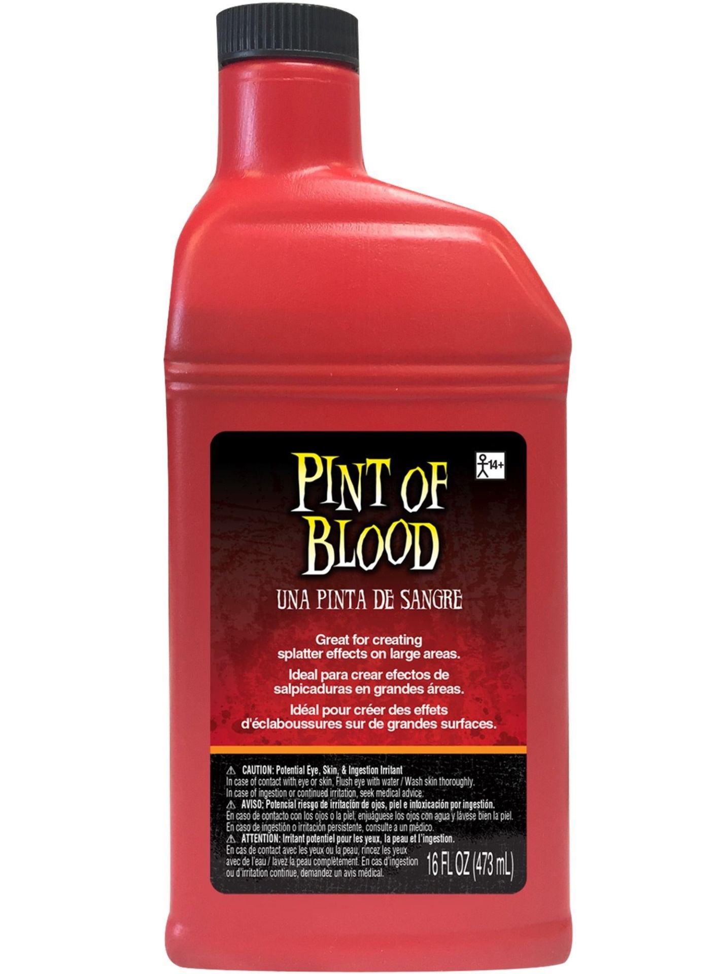 slide 1 of 1, Party City Pint of Fake Blood, 1 ct