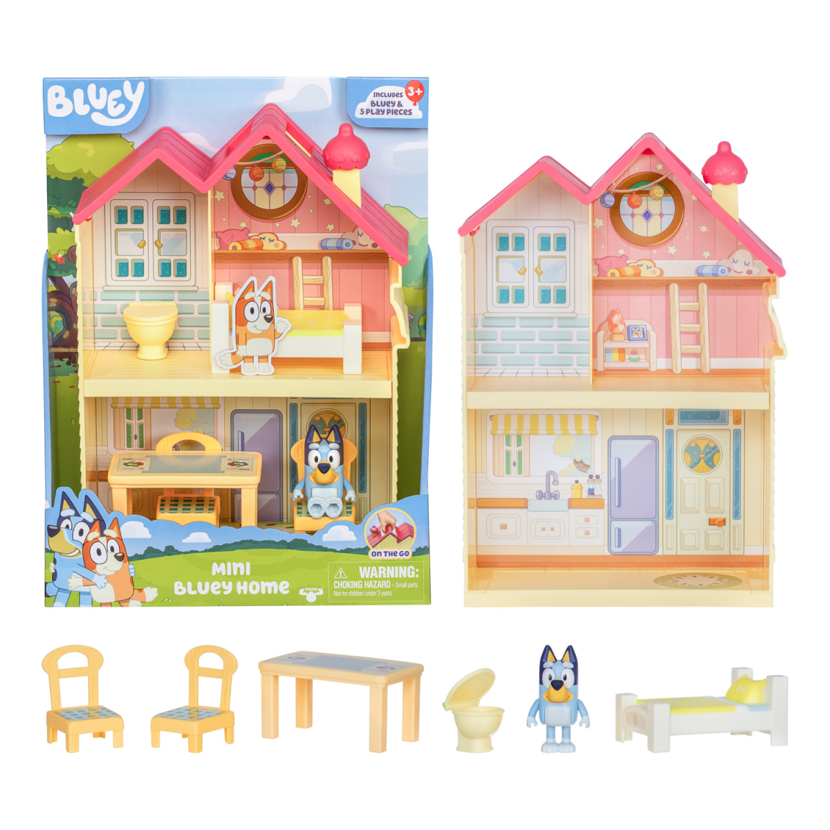 slide 2 of 3, Bluey Mini Home Playset, 1 ct