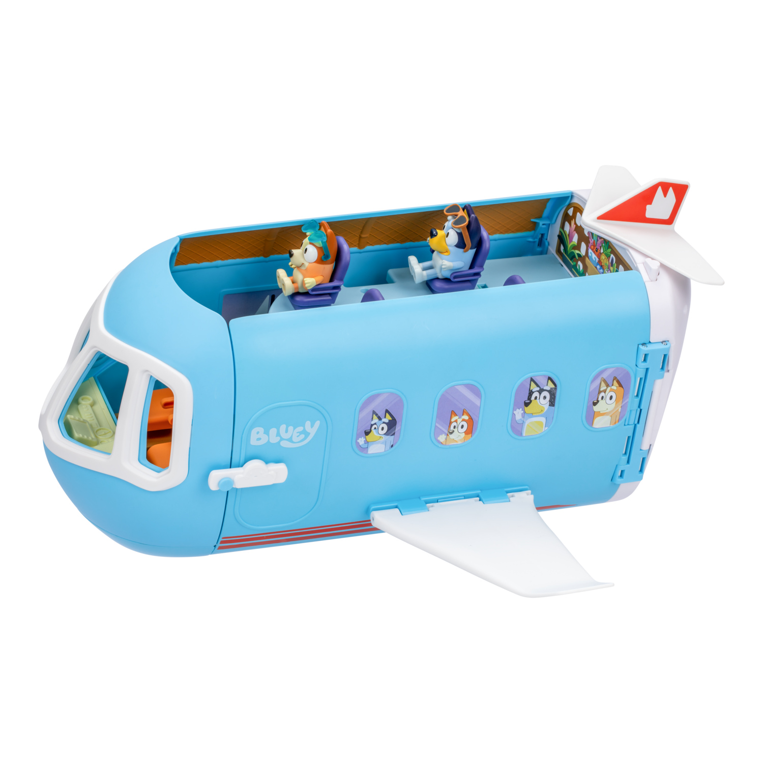 slide 2 of 6, Bluey 3-in-1 Airplane Playset, 1 ct