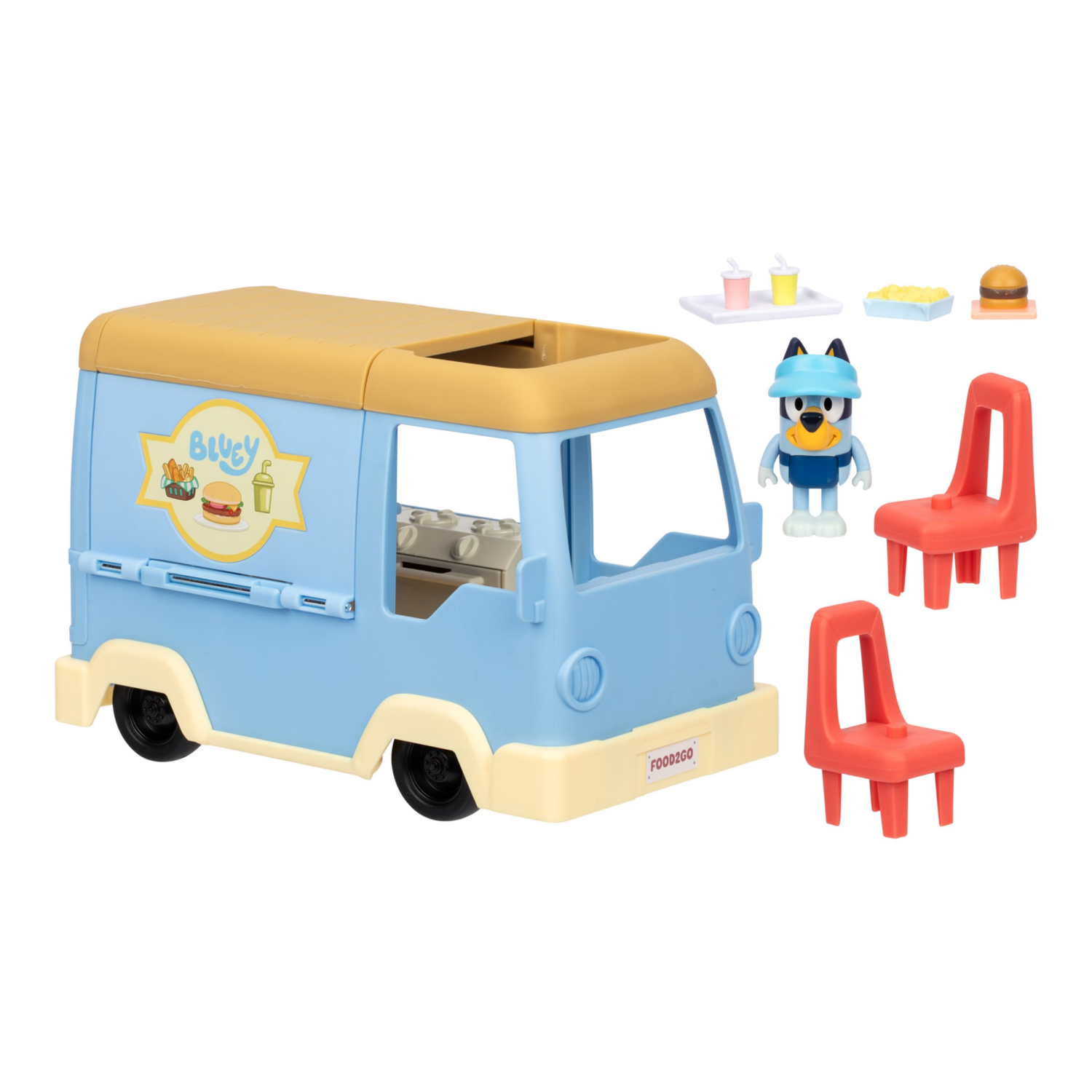 slide 2 of 5, Bluey Food Truck Playset, 3+, 1 ct