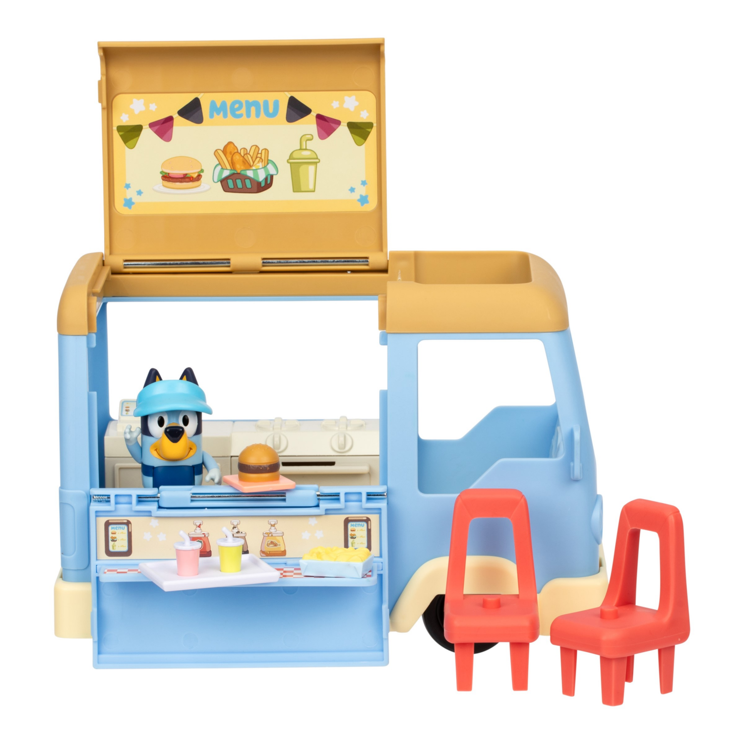 slide 4 of 5, Bluey Food Truck Playset, 3+, 1 ct