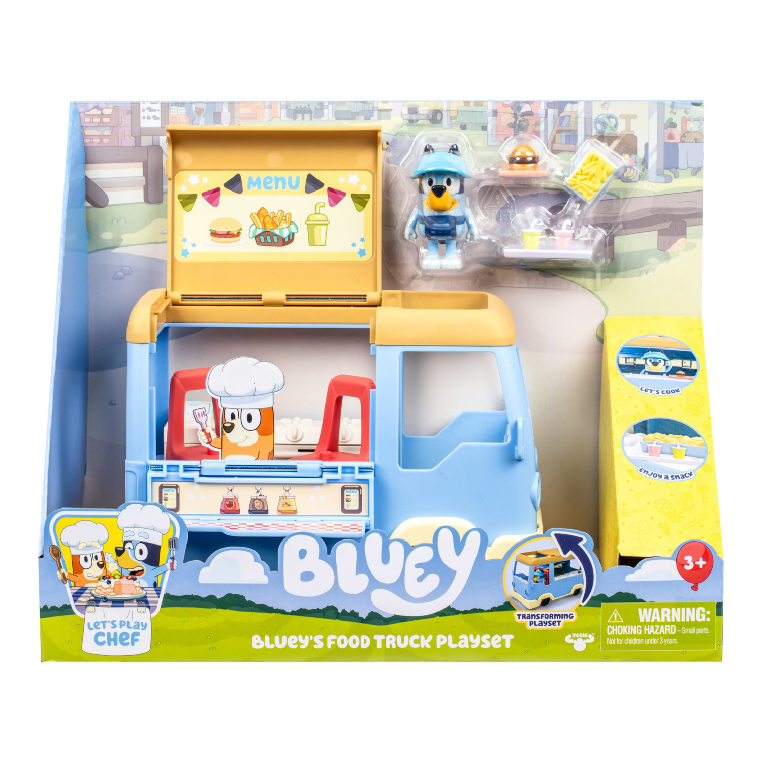 slide 5 of 5, Bluey Food Truck Playset, 3+, 1 ct