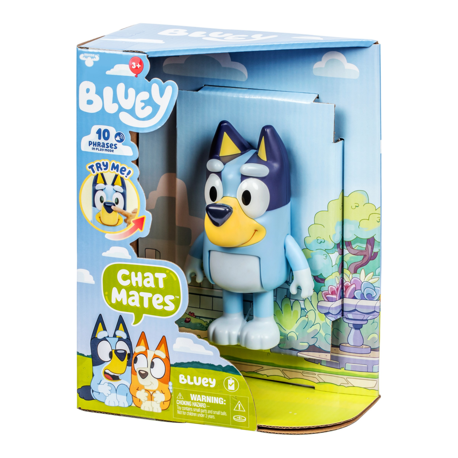slide 2 of 5, Bluey Chat Mates Figure Single Pk, 1 ct