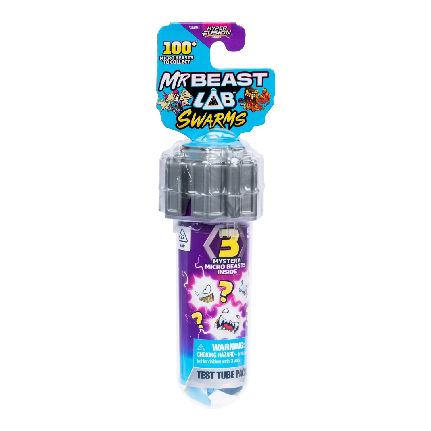 slide 4 of 6, Mrbeast Lab Swarms Hyper Fusion Series Mystery Test Tube Pack, 1 ct