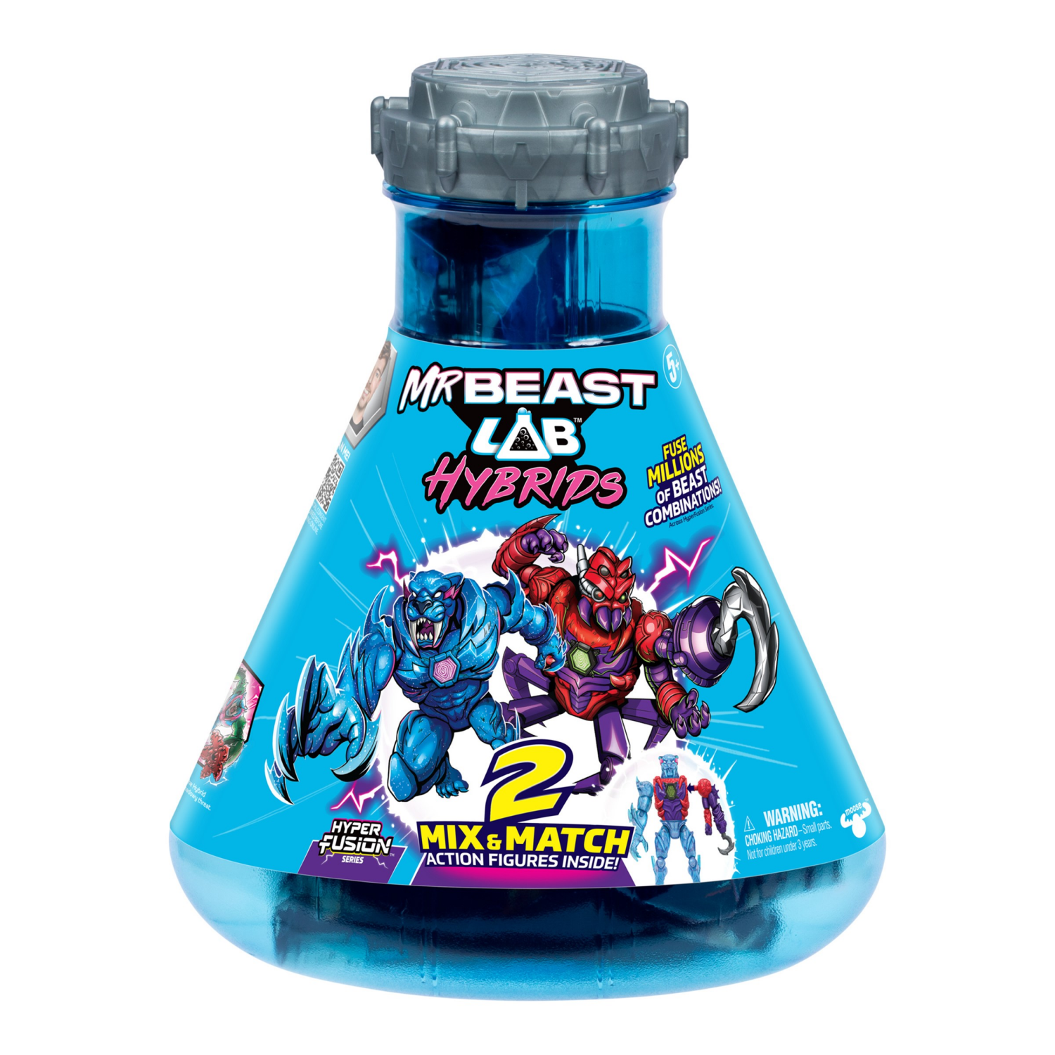 slide 4 of 6, Mrbeast Lab Hybrids Figure Multipack, 1 ct